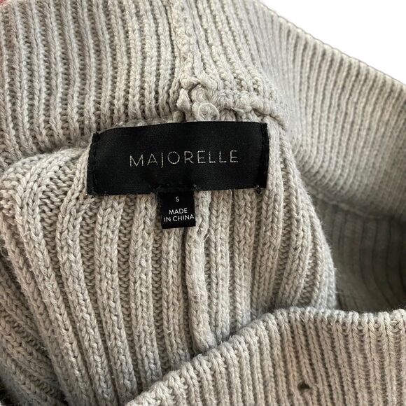 Majorelle Small Jogger Pants Sweatpants Ribbed Gray Stretch Pockets - Picture 2 of 11